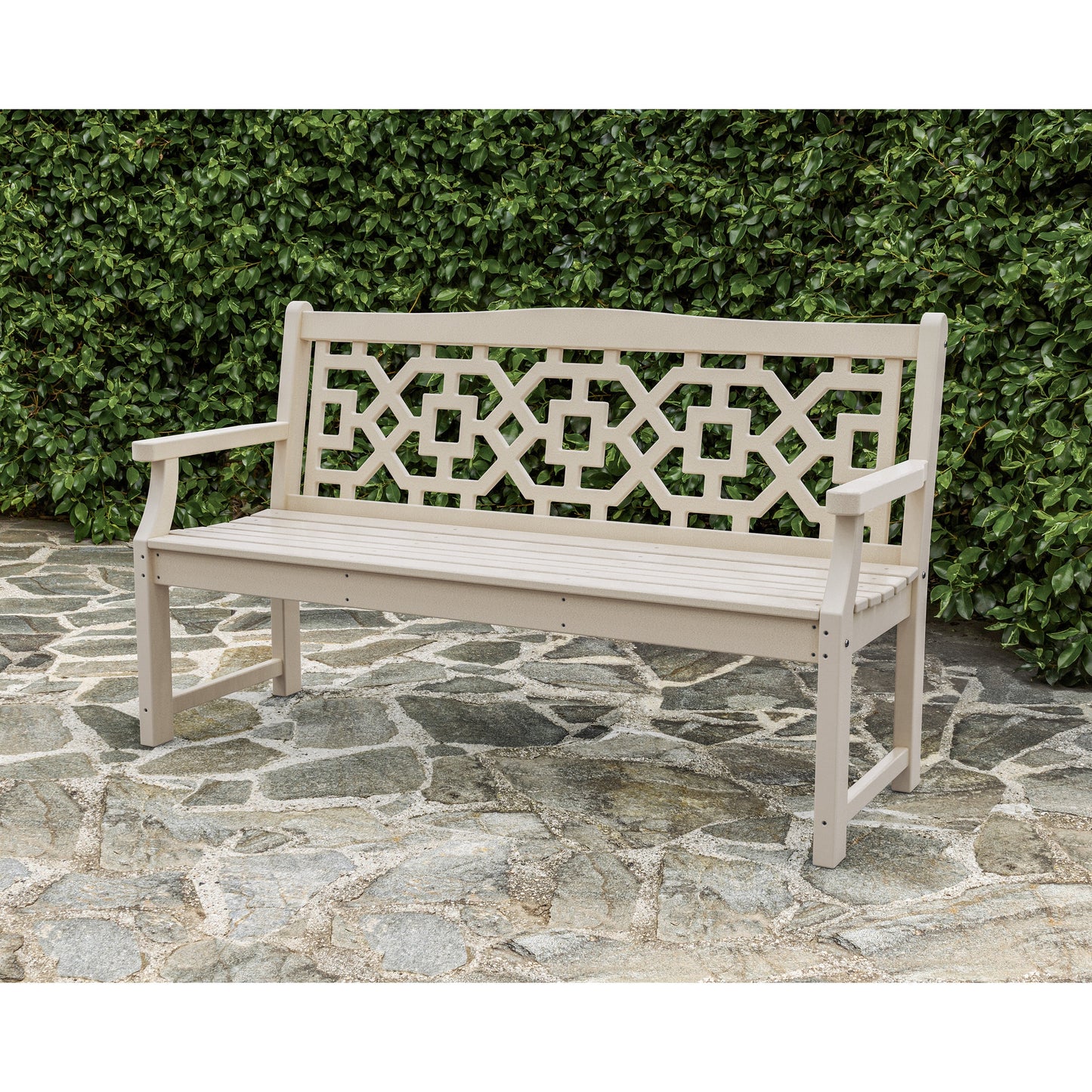 POLYWOOD Chinoiserie 60" Garden Bench