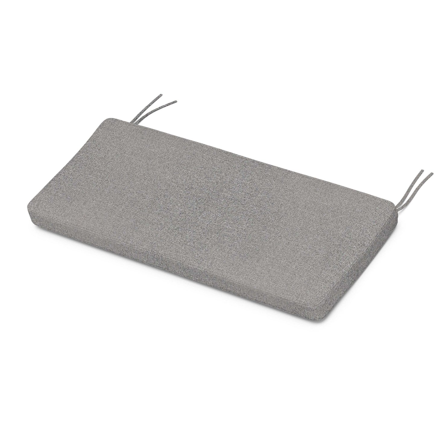 POLYWOOD Chinoiserie Bench Seat Cushion — Grey Mist