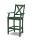 POLYWOOD Braxton Bar Arm Chair — Green