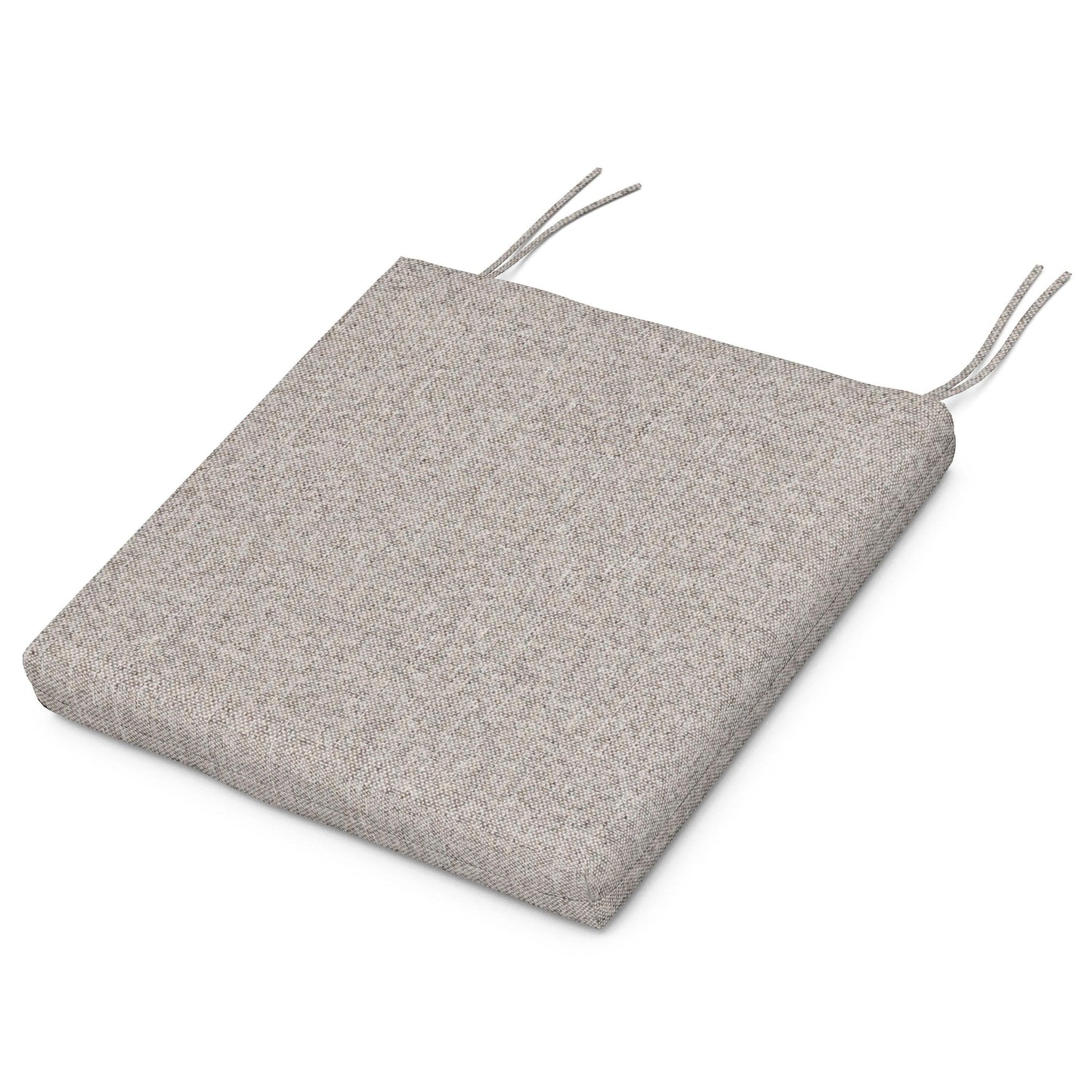 POLYWOOD Acadia Dining Side Seat Pad — Weathered Tweed