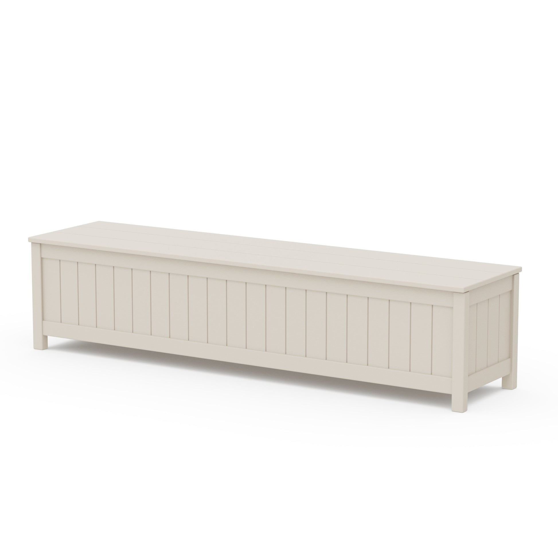 POLYWOOD Vineyard 72" Storage Bench — Sand