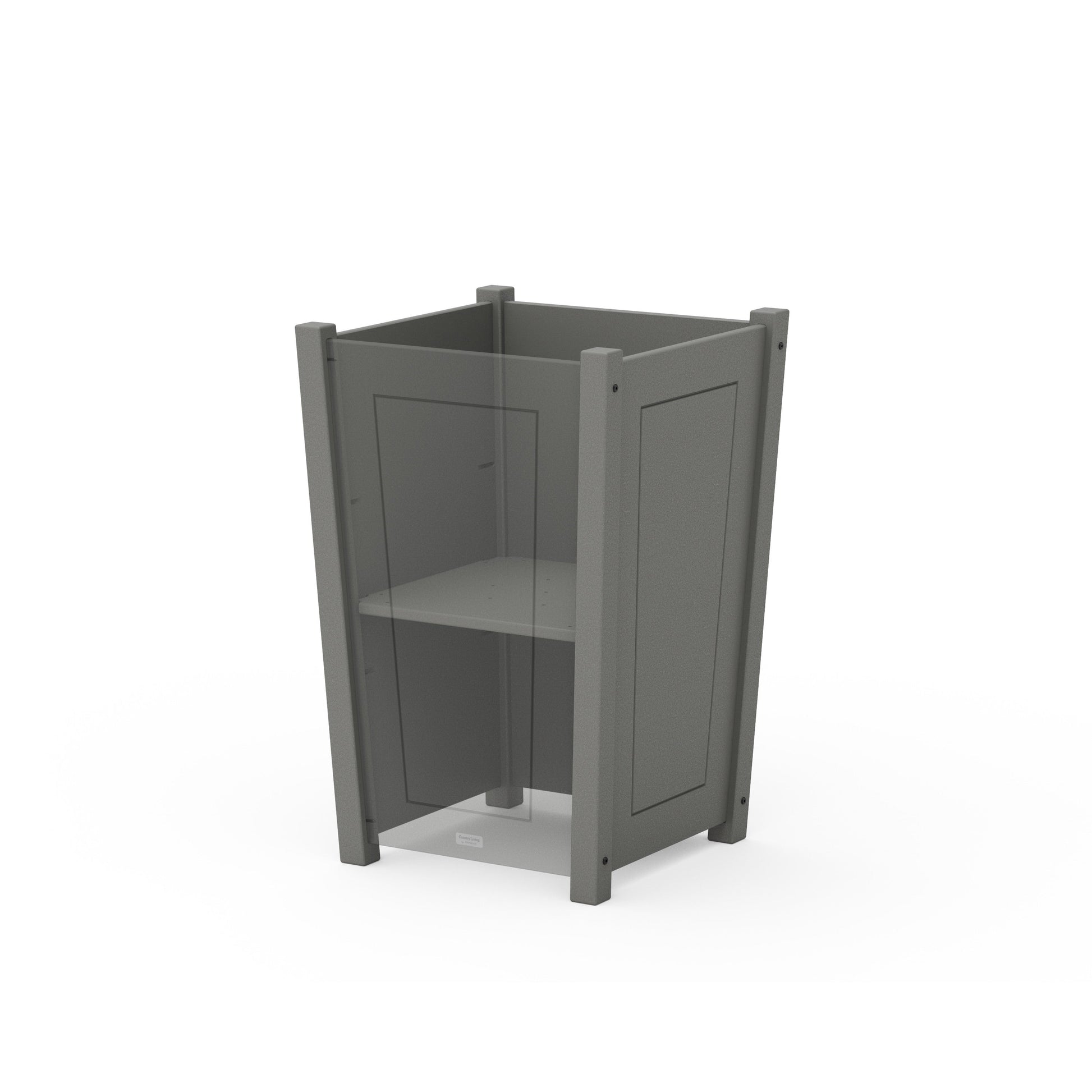 POLYWOOD Country Living Large Tapered Square Planter Box