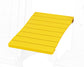 POLYWOOD 600 Series Straight Adirondack Connecting Table — Lemon
