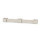 POLYWOOD 60" Nautical Straight Double Planter Storage Bench Set- Large — Sand