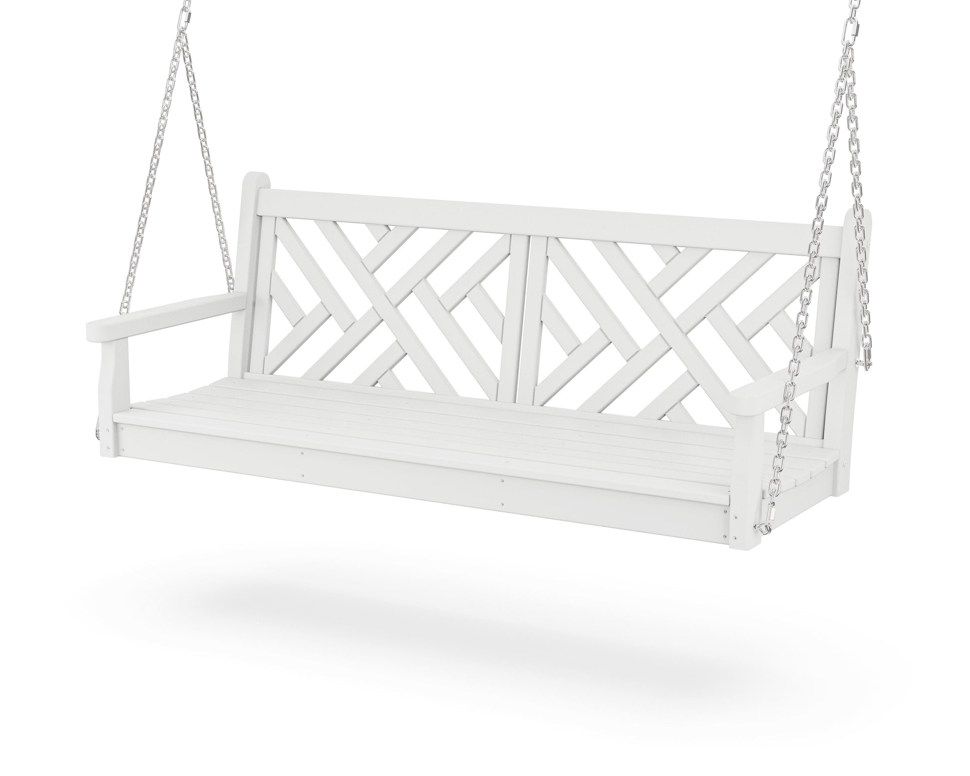 POLYWOOD Chippendale 60" Swing — White