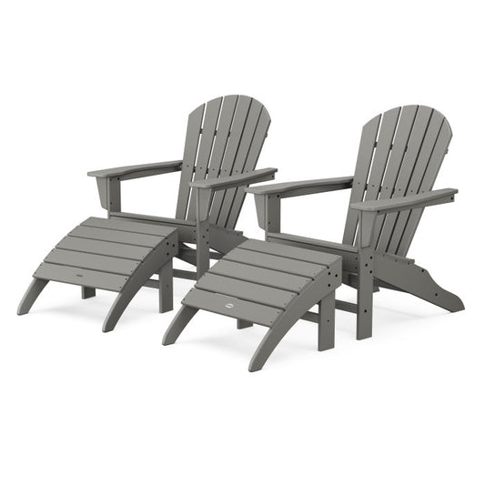 Polywood - South Beach 4-Piece Adirondack Set - FREE SHIPPING