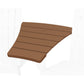 POLYWOOD Angled Adirondack Connecting Table — Teak