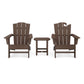 POLYWOOD Wave Collection 3-Piece Set FREE SHIPPING