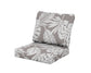 POLYWOOD Baffle Seat/Back Cushion — Leaf Grey Mist