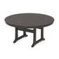 POLYWOOD Nautical Trestle 60" Round Dining Table — Vintage Coffee