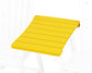 POLYWOOD 600 Series Straight Adirondack Dining Connecting Table — Lemon