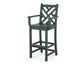 POLYWOOD Chippendale Bar Arm Chair — Green