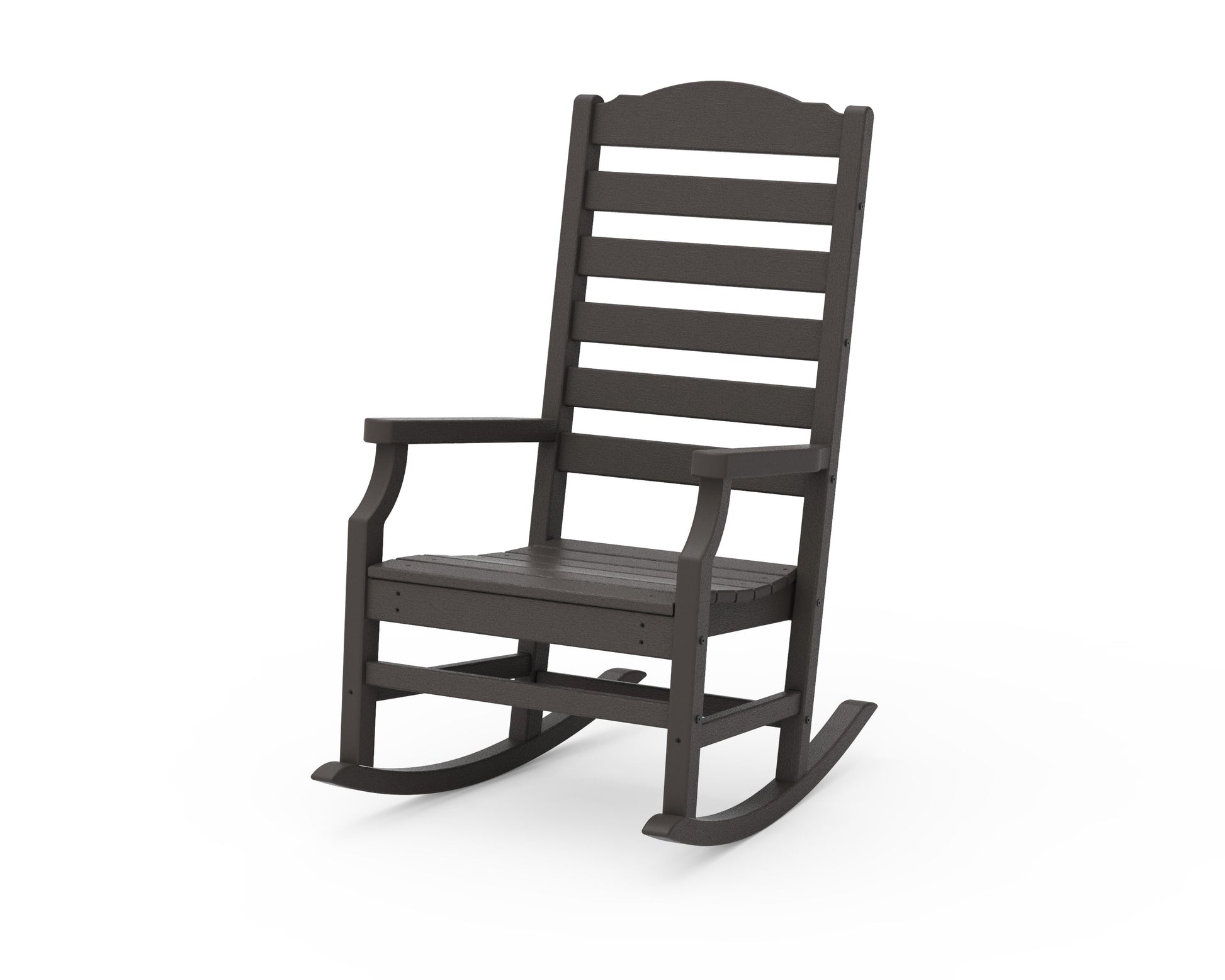 POLYWOOD Savannah Rocking Chair — Vintage Coffee