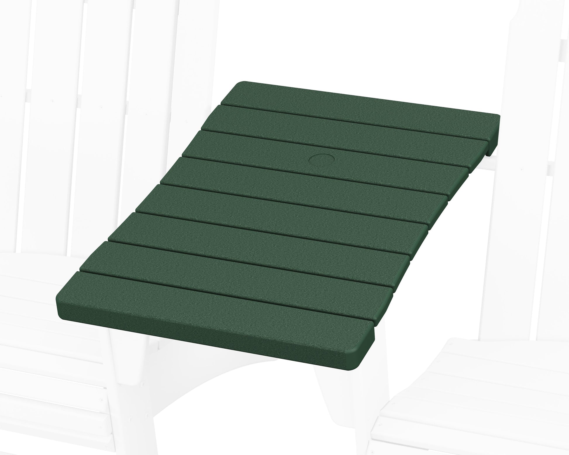 POLYWOOD 600 Series Straight Adirondack Connecting Table — Green