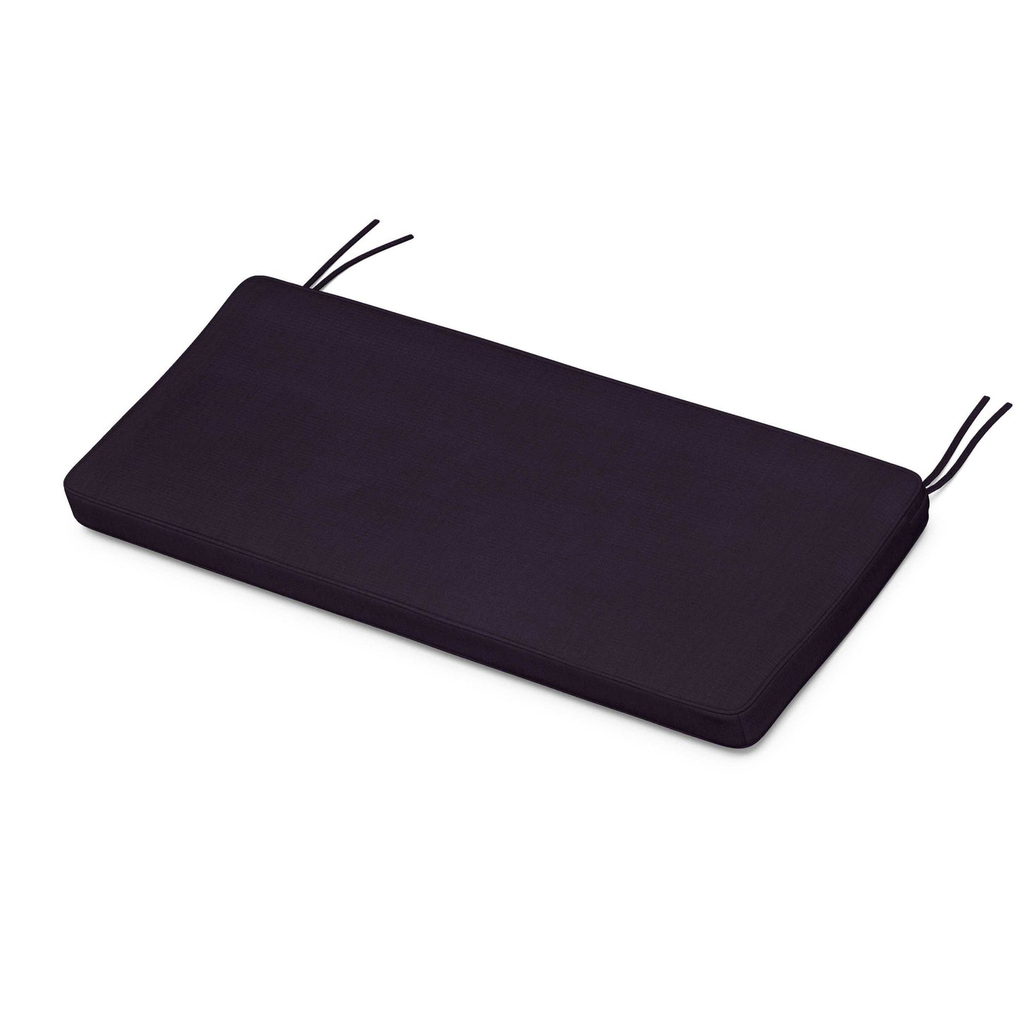 POLYWOOD Chinoiserie Bench Seat Cushion — Navy Linen