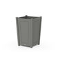 POLYWOOD Country Living Large Tapered Square Planter Box — Slate Grey