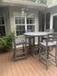 POLYWOOD La Casa Café 5-Piece Side Chair Bar Dining Set FREE SHIPPING