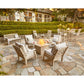 POLYWOOD Square 42" Fire Pit Table FREE SHIPPING