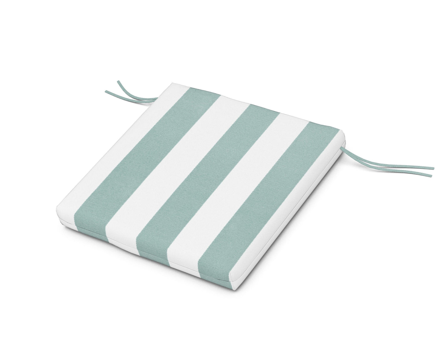 POLYWOOD AL300 Seat Pad — Cabana Stripe Glacier Spa