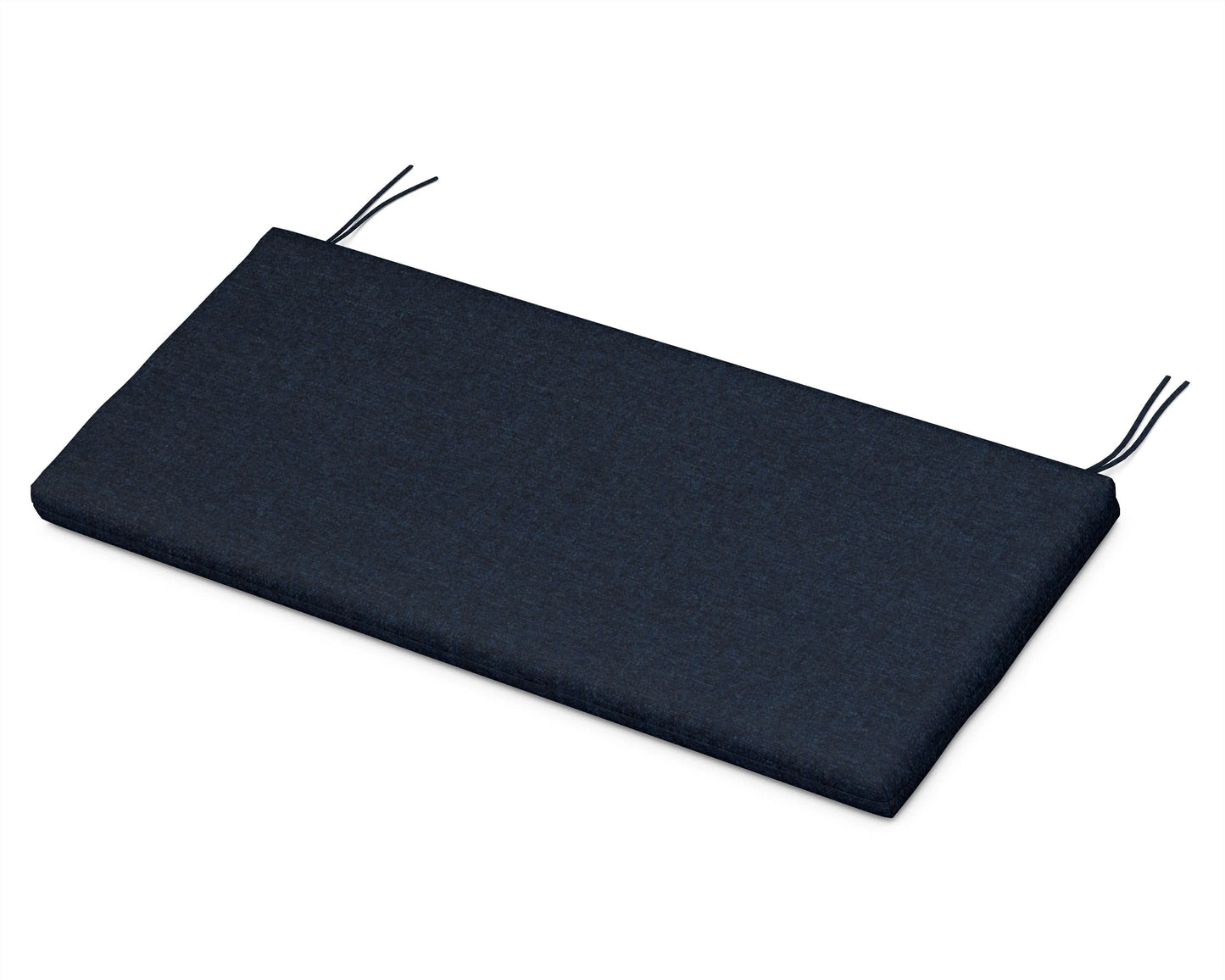 POLYWOOD Bench Seat Cushion - 17"D x 40.5"W x 2.5"H — Marine Indigo