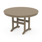 POLYWOOD 48" Round Farmhouse Dining Table — Vintage Sahara