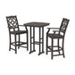 POLYWOOD Chinoiserie 3-Piece Bar Set — Vintage Coffee