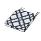 POLYWOOD Acadia Dining Side Seat Cushion — Trellis Marine Indigo