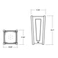 POLYWOOD Country Living Tapered Square Planter Box