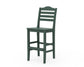 POLYWOOD Savannah Bar Side Chair — Green