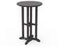 POLYWOOD 24" Round Farmhouse Counter Bistro Table — Vintage Coffee