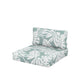 POLYWOOD Acadia Back/Seat Cushion Set — Leaf Glacier Spa