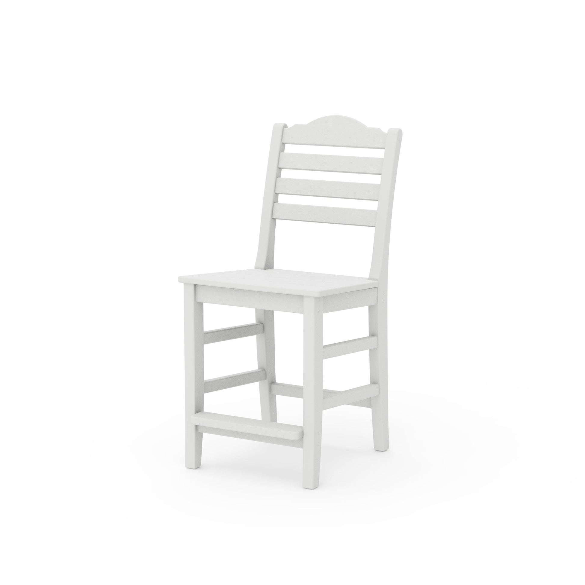 POLYWOOD Savannah Counter Side Chair — Vintage White