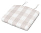 POLYWOOD Adirondack Seat Cushion - 20"W x 18.5"D x 2.5"H — Buffalo Plaid Dune Burlap