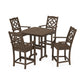 POLYWOOD Chinoiserie 5-Piece Counter Set — Kona