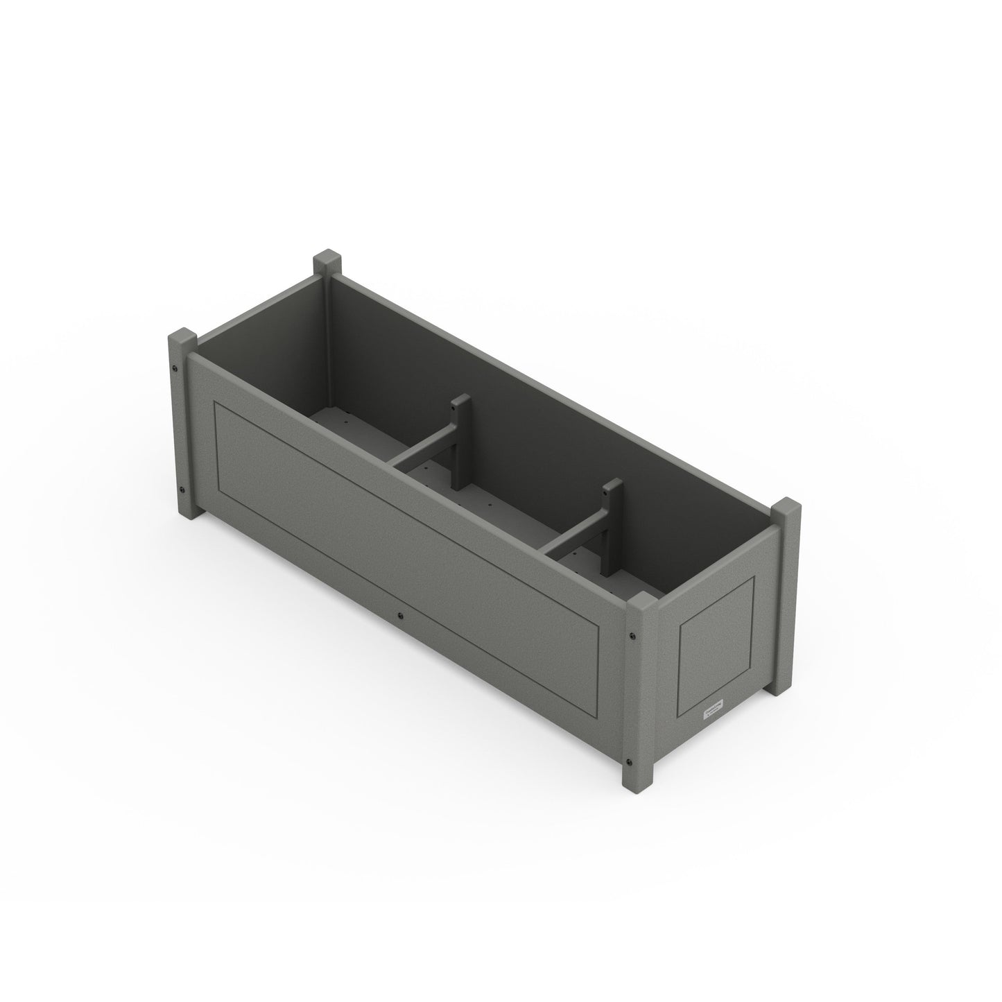 POLYWOOD Country Living Rectangle Triple Planter Box