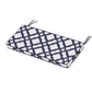 POLYWOOD Chinoiserie Bench Seat Cushion — Trellis Navy