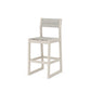 POLYWOOD EDGE Sling Bar Side Chair — Sand / Birch Sling