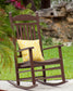 POLYWOOD Jefferson Rocking Chair detail