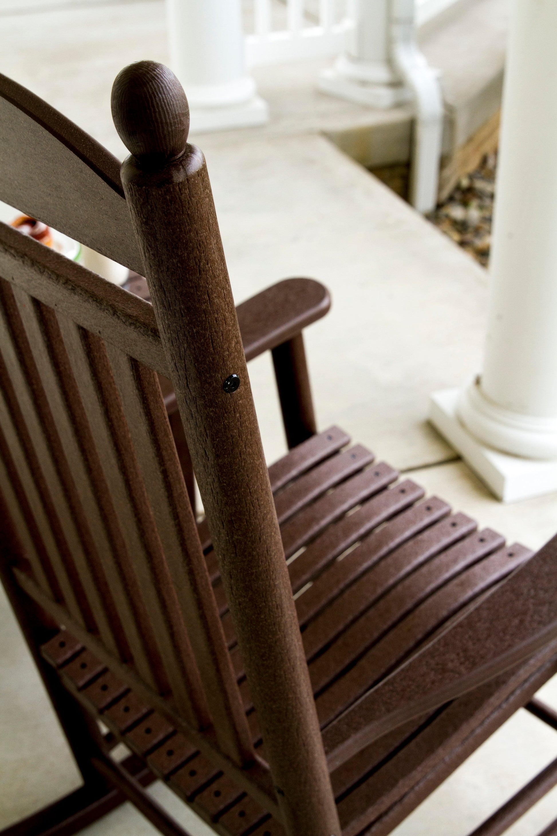 POLYWOOD Jefferson Rocking Chair detail