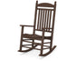 POLYWOOD Jefferson Rocking Chair in Mahogany