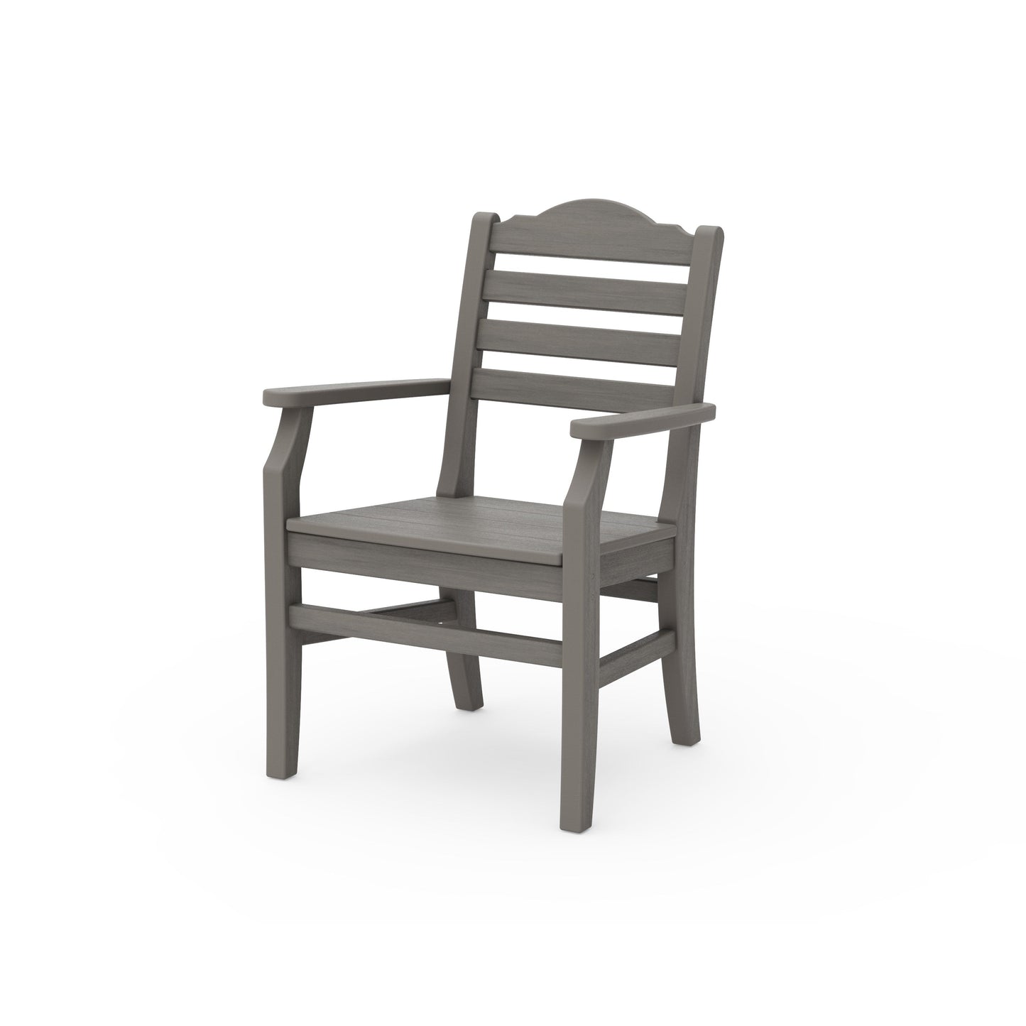 POLYWOOD Savannah Dining Arm Chair — Driftwood