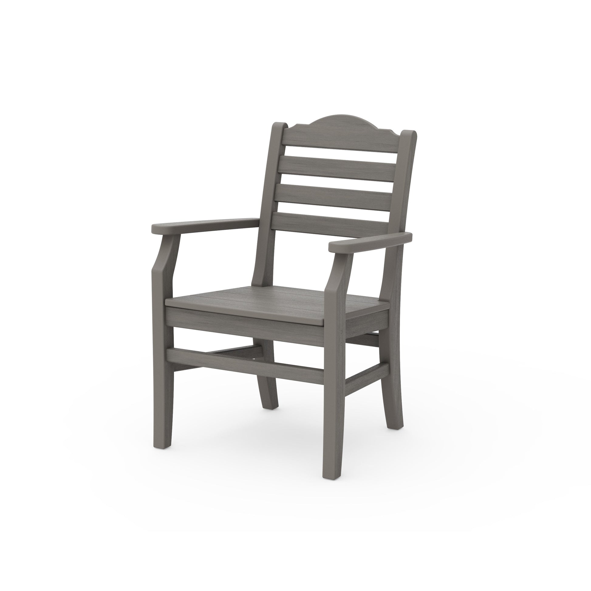 POLYWOOD Savannah Dining Arm Chair — Driftwood