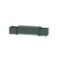 POLYWOOD 48" Nautical Straight Planter Storage Bench Set — Green