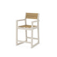 POLYWOOD EDGE Sling Counter Arm Chair — Sand / Burlap Sling