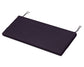 POLYWOOD Bench Seat Cushion - 17.25"D x 43.5"W x 2.5"H — Navy Linen
