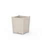 POLYWOOD Country Living Large Tapered Square Short Planter Box — Sand