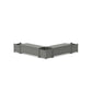 POLYWOOD 48" Vineyard Straight Double Planter Storage Bench Set