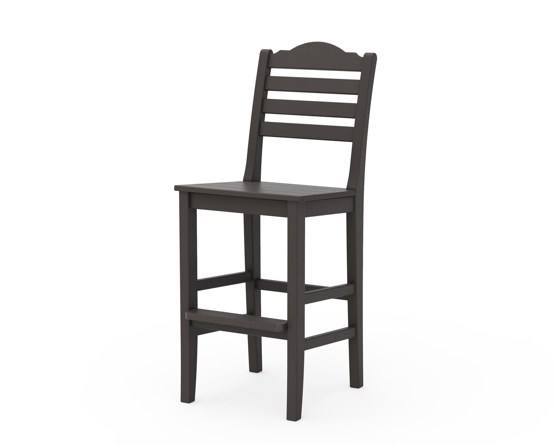 POLYWOOD Savannah Bar Side Chair — Vintage Coffee