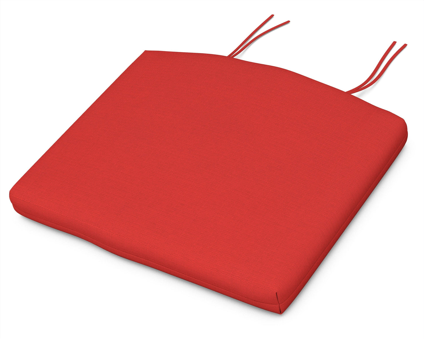 POLYWOOD Adirondack Seat Cushion - 20"W x 18.5"D x 2.5"H — Crimson Linen