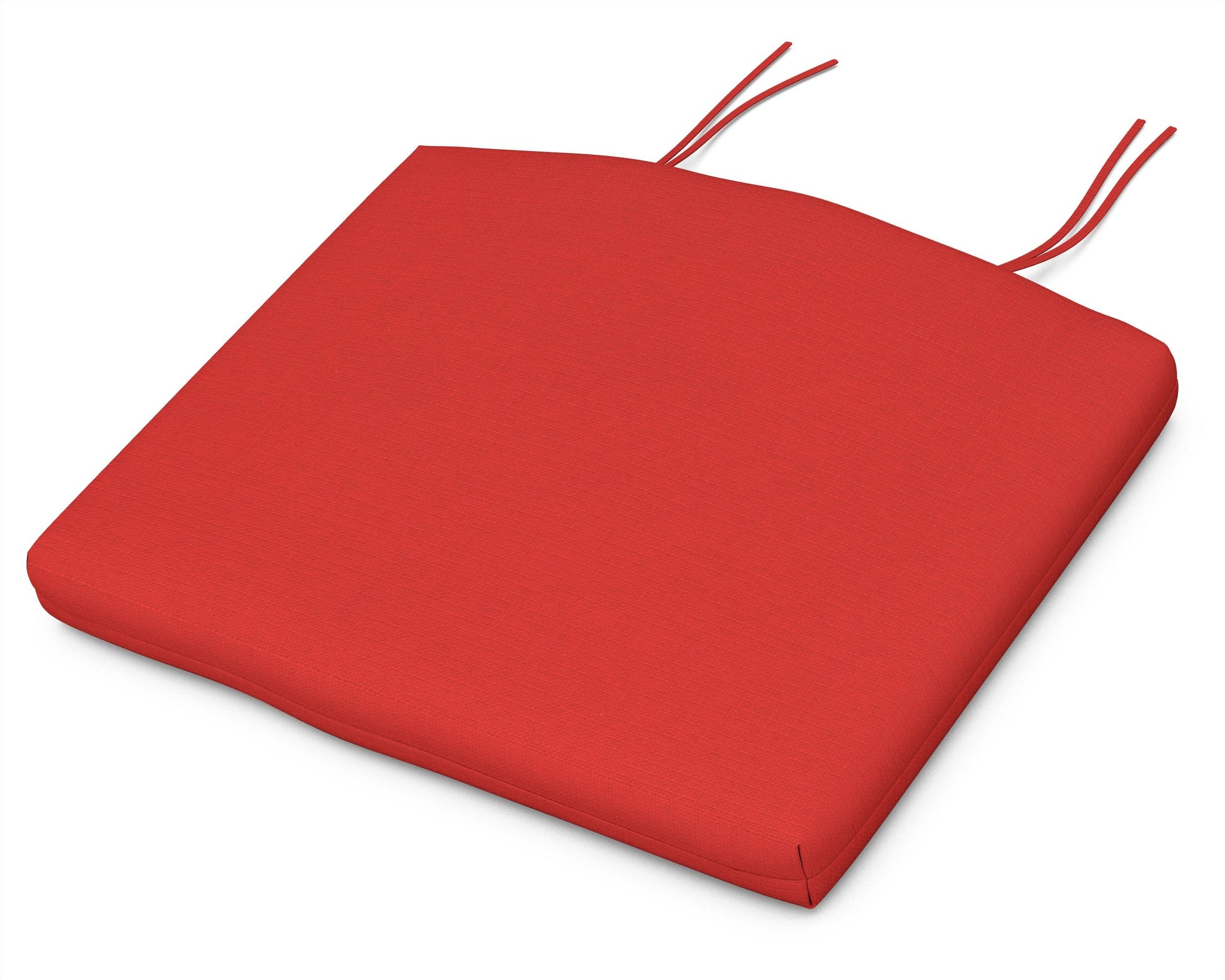 POLYWOOD Adirondack Seat Cushion - 20"W x 18.5"D x 2.5"H — Crimson Linen